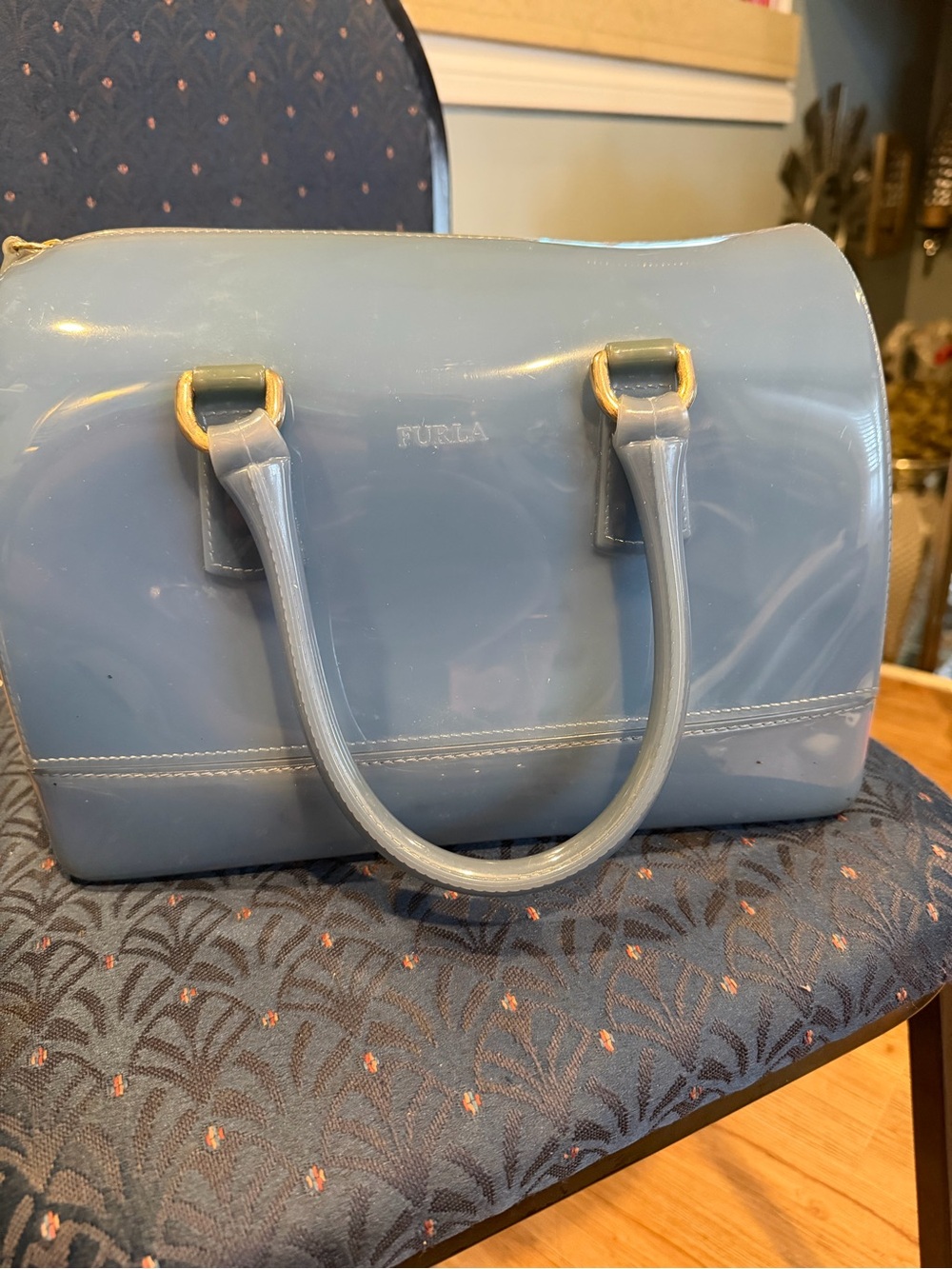 Furla Candy Blue Satchel